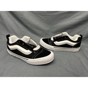 Vans  Knu School Sneakers Toddler 3D Stripe Black White Size 8 NEW NO BOX!